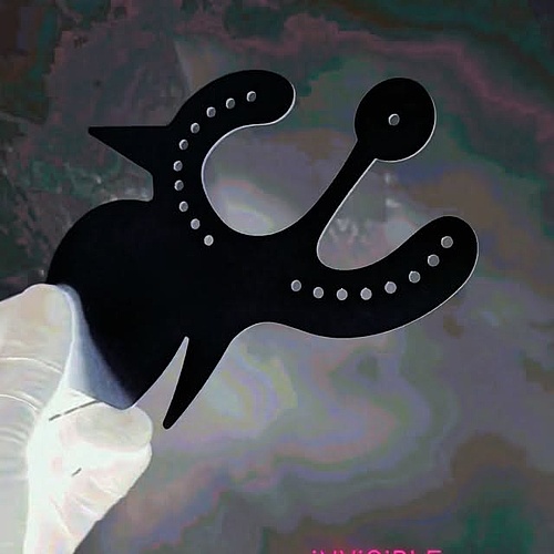 a lot of you have been asking — it’s simply a rubberdam template. nothing more, nothing less. enjoy the violin ...